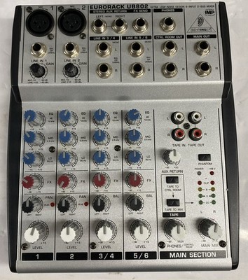 Behringer Eurorack UB802 Ultra-Low Noise 8 Input 2 BUS Mixer UNIT ONLY