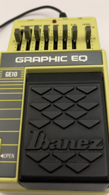Ibanez GE10 Graphic EQ イコライザー Ibanez GE10 Graphic EQ MIJ Vintage Equalizer Effect Pedal Tested