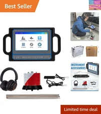 Battery-Powered Electronic Water Leak Tester with Ultrasonic Sensor Technology