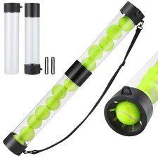 Tennis Ball Pick up Tube, Lightweight Pickleball  Tennis Collector Ball Hold...