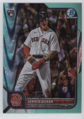 2022 Bowman Chrome Aqua RayWave Refractor 89/199 Jarren Duran #16 Rookie RC 0rd2