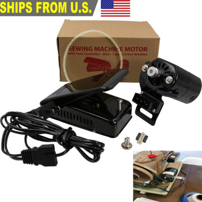 Sewing Machine Motor Variable Speed Pedal Bracket Electric 6000rpm 100W 110V