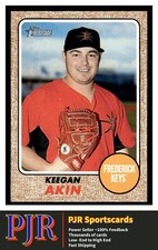 2017 Topps Heritage Minor League #151 Keegan Akin Frederick Keys