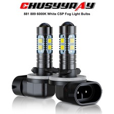 881 898 CSP LED Fog Light Bulb 6000K White 55W For Dodge Ram 1500 1999 2000 2001