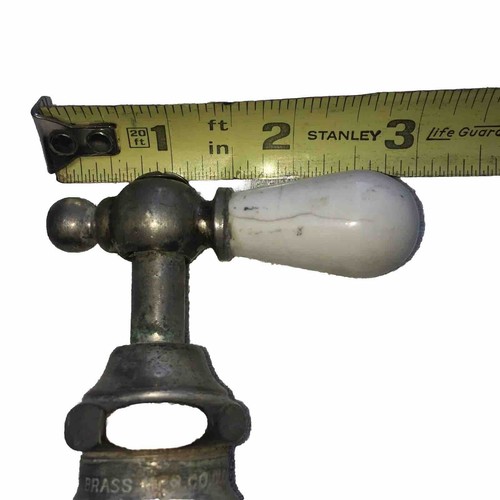 VINTAGE COLD WATER FAUCET Royal Brass Manufacturing Company Cleveland Ohio - Picture 8 of 8