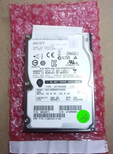 600GB 10K SAS 2.5"6Gbs Server Hard Drive compatible HP DL360 DL380 Gen8 Gen9 - Picture 1 of 2