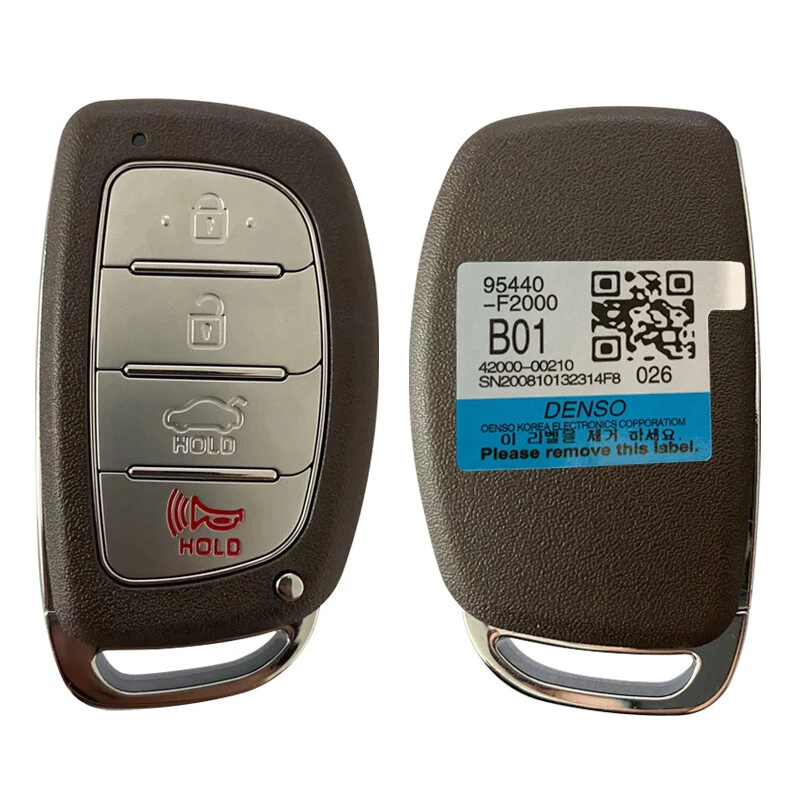 2 x For 2016-2019 Hyundai Elantra 95440-F2000 Smart Key Remotes Control Kit - Image 3 of 4