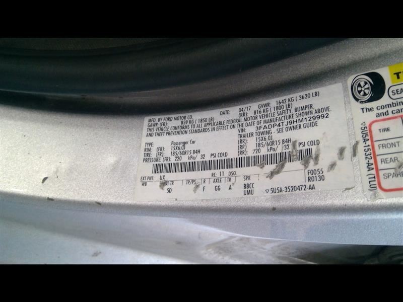 Passenger Front Spindle/Knuckle Without Turbo Fits 1419 FIESTA 2017591