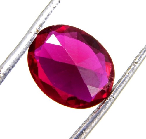 2.90 Ct Natural Mozambique Red Ruby Oval Cut IF Certified Loose Gemstone - Picture 5 of 6