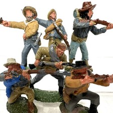 TSSD American Civil War Confederate Army Painted Toy Soldiers Military Rebel Lot