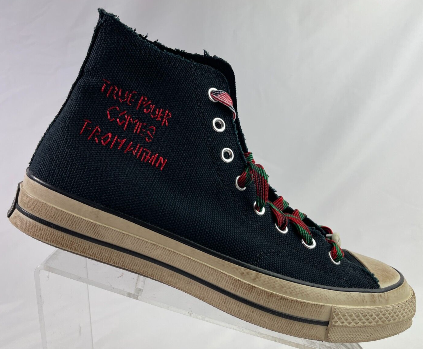 Converse Chuck 70 Hi Black Sneakers Mens Size 11 Collab with Barriers A01786C-image