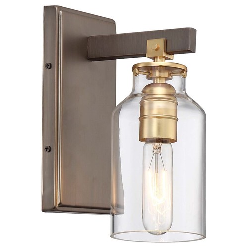 Minka Lavery Morrow 1 Light Bath, Harvard Court Bronze/Gold - 3551-588