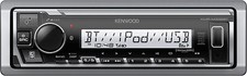 Kenwood KMR-M332BT 1-DIN Marine/Car Stereo, Bluetooth 4 6.5" Speakers