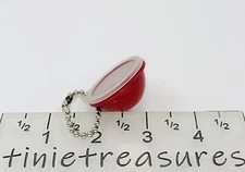Tupperware keychain mini wonderlier bowl red tinietreasures