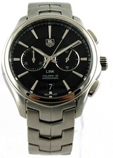 TAG HEUER MENS LINK CAT2110.BA0959 AUTOMATIC CHRONOGRAPH EXHIBITION BACK WATCH 4