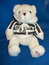 Alcatraz Prison Penitentiary Rock plush souvenir Teddy Bear Reject Too Cute 8"