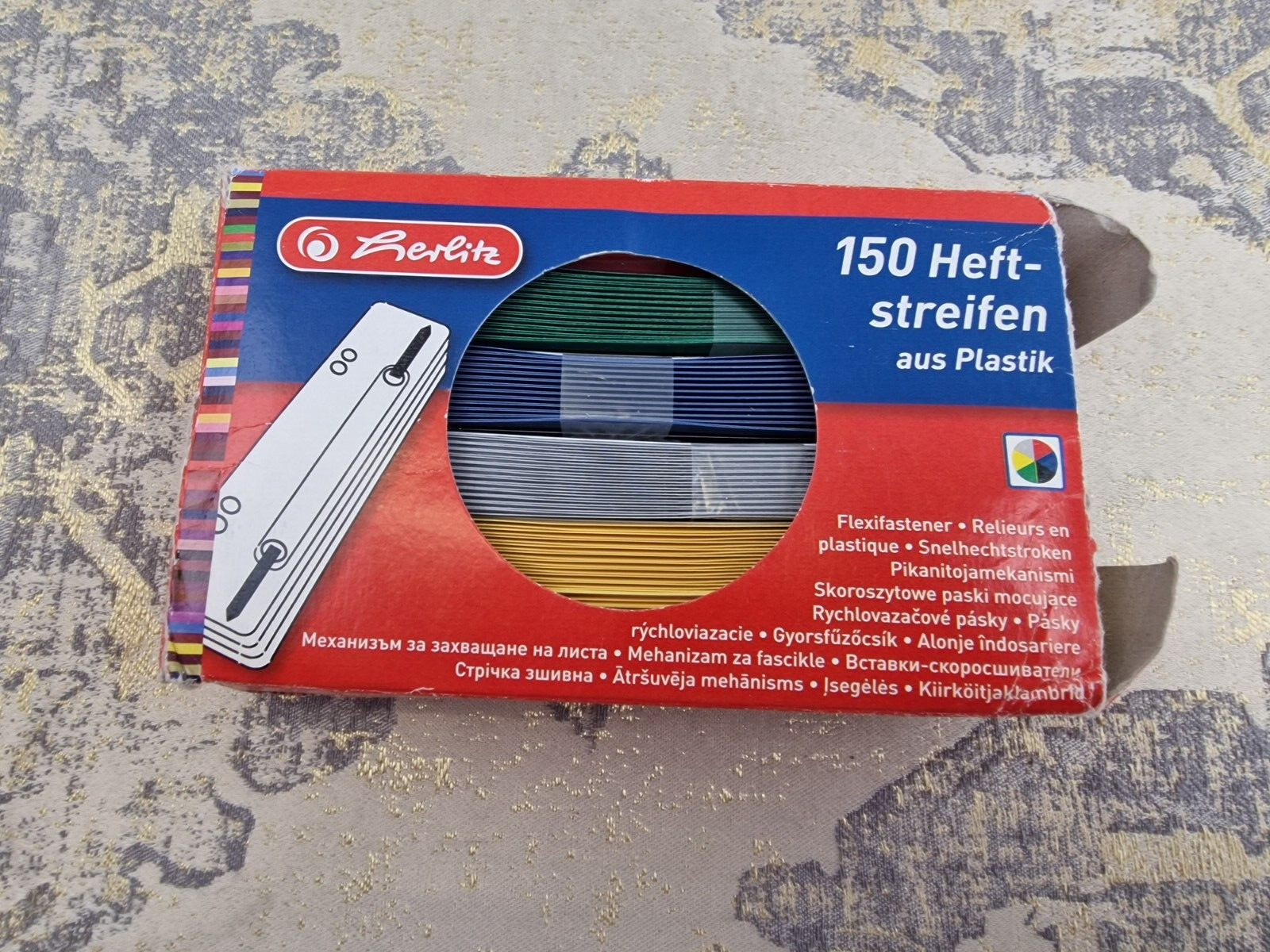 Herlitz PP-Foil Filing Strip - Assorted (Pack of 150)