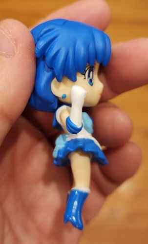 3" TOY FIGURE~CHIBIMASTERS PRETTY GUARDIAN SAILOR MOON~MERCURY - Picture 3 of 5