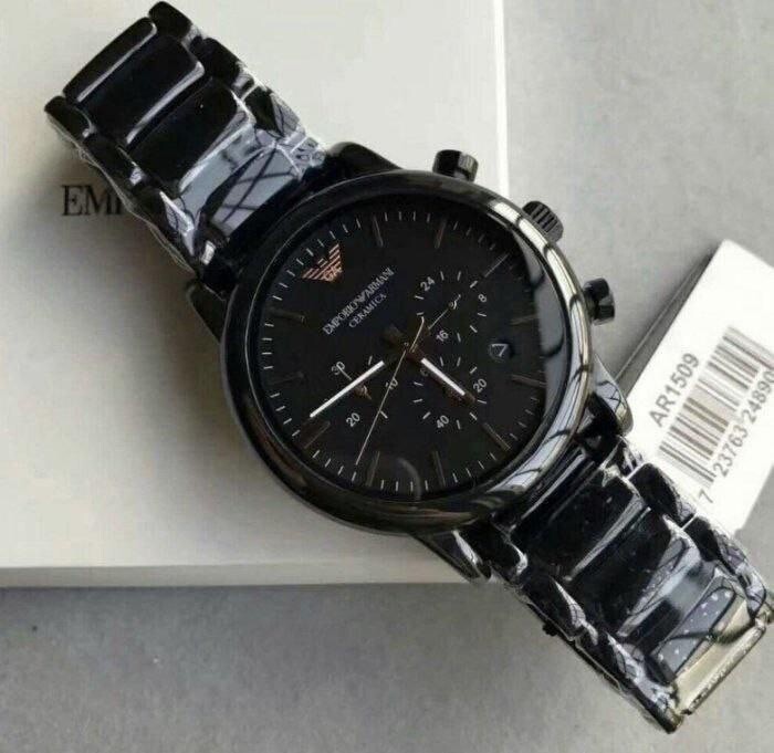 Купить •• Emporio Armani AR1509 Herrenuhr Chrono Keramik Farbe на Аукцион  DE из Германии с доставкой в Россию, Украину, Казахстан
