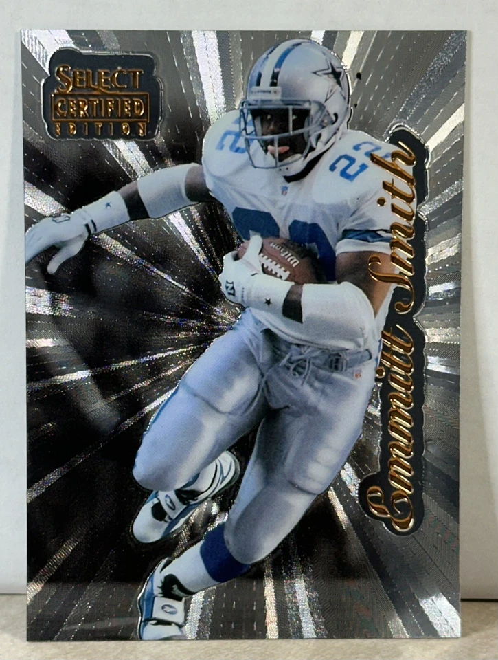 EMMITT SMITH (3x LOT) 1996 SELECT CERTIFIED #27 BASE-PREMIUM STOCK/7000-RED/2000 - Image 4 of 4