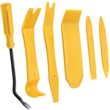 6 Pcs Auto Trim Removal Tool Kit Non-Scratch Dash Trim Molding Removal Tools