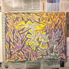 Drawing 11X14" Oil Pastel on Paper