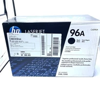HP 96A Black Toner Laserjet Cartridge C4096A OEM NEW Sealed 2100 2200