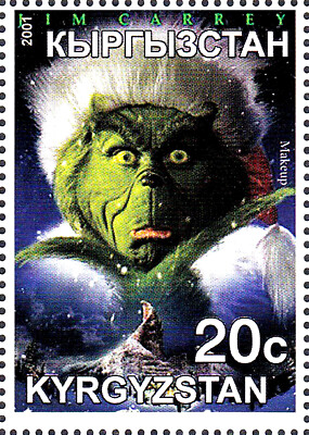 MNH Jim Carrey Usa Schauspieler im Film Der Grinch Weihnachten Horror Tv / 173