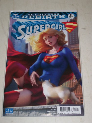 Supergirl lot #13 14 15 16 Stanley Artgerm Lau Variant covers DC 2017 2018 - Picture 2 of 5