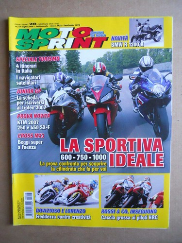 MOTOSPRINT Nr. 28 2006 [Q30] NEU BMW R 1200 - TEST KTM 2007 250 E 450