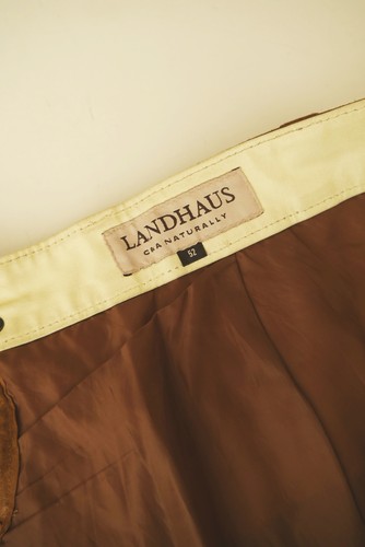 Kurze leichte Lederhose Landhaus C&A Oktoberfest Stickerei guter Zustand Gr.52 - Bild 2 von 10