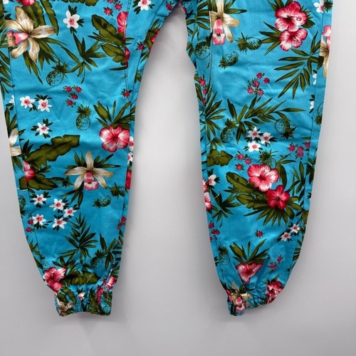 Jeans Jogger Silence is Golden Denim Azul Multicolor Estampado Floral Talla 40 NUEVO - Imagen 3 de 11