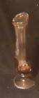 Vintage Smokey Brown Bud Vase, Fluted edge, 7" tall — photo 5