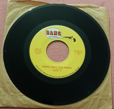 Derek / Jerry O Canada import 45 Cinnamon / Dance What Cha