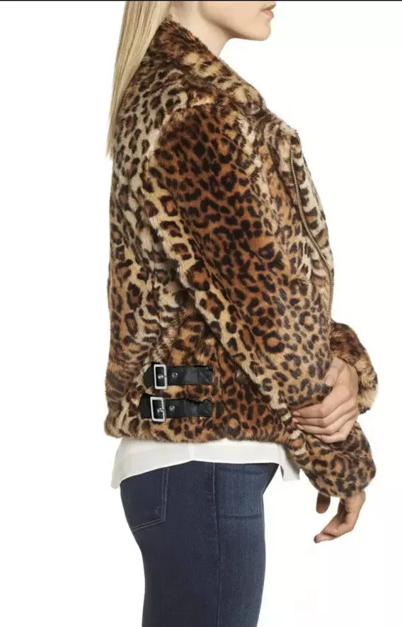 Rebecca minkoff leopard clearance jacket