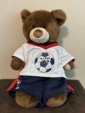Build A Bear BAB Workshop Soccer Uniform Set USA Red, Navy  White