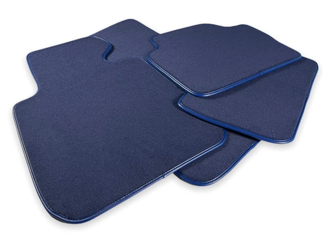 Floor Mats For Rolls Royce Wraith Tailored Dark Blue Carpets AutoWin Brand - Изображение 4 из 4