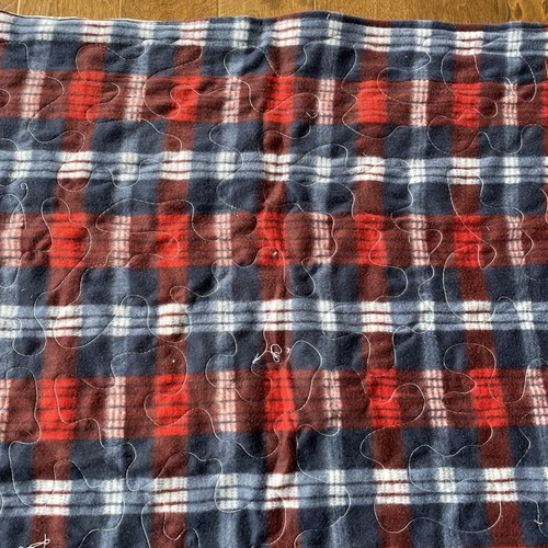 Brandneu Fertig Hausgemacht Block Quilt 36X46" 2 Schichten Maschine Genäht Q6 - Bild 12 von 19