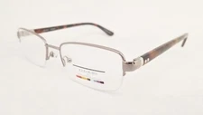 COLOURS by ALEXANDER JULIAN Clayton eyeglasses Frame Gunmetal 52mm Half Rimless