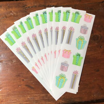 Vintage 1990s Mrs Grossman Paper Company Mrs Grossman\u2019s Wedding Birthday Gifts Presents Stickers Stickers by the Yard