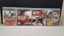 Lot de 4 jeux PS3 - Dance Star party, Medal of Honor, UFC 3 ,PES 2008