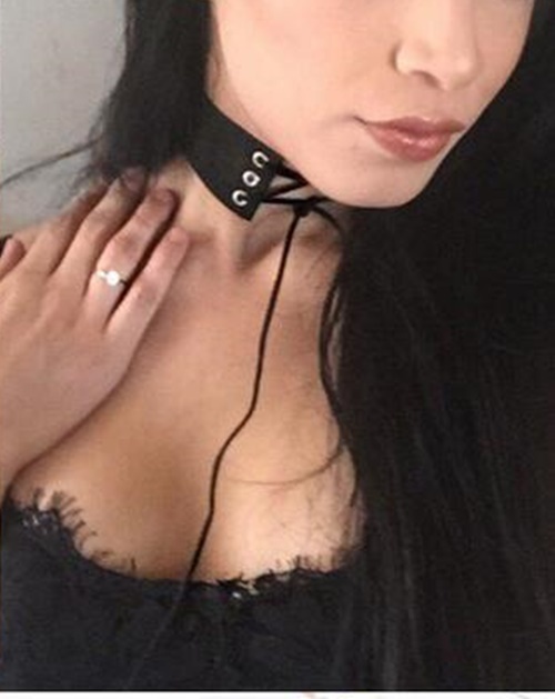 Ties Up Choker Leather Lace Up Necklace Wide Suede Colored