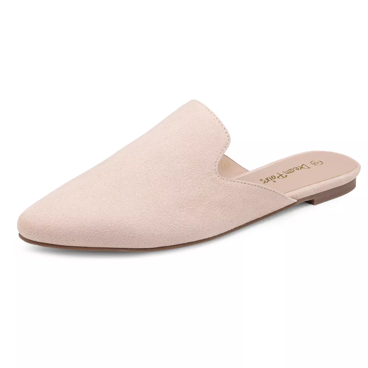 Women s Flat Mules Pointed Toe Closed Toe Backless Loafer Shoes Size 5 11 US
