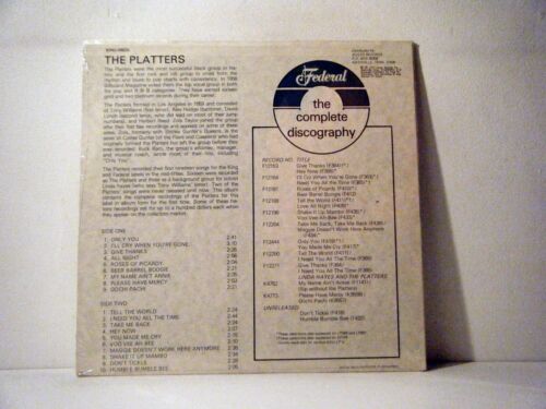 THE PLATTERS LP 19 Hits 1977 King vinyl - Foto 2 di 2