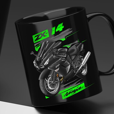 Kawasaki ZX-14 2006-2011 Motorcycle Coffee Mug 11OZ, Bikers Gift