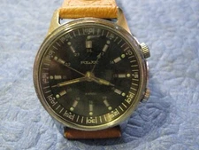 Poljot Signal mens wrist watch Alarm 18 jewels USSR RARE 