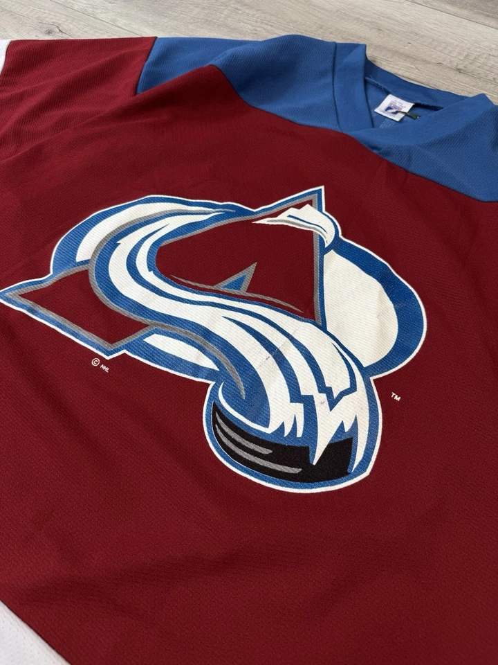 Camiseta deportiva Colorado Avalanche NHL Vintage Logo 7 #33 Patrick Roy talla XL Foto 3 de 4