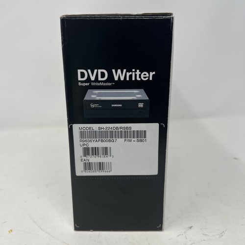 Samsung SH-224 S-ATA 24X Internal DVD Writer Drive - Open Box Never Used - Picture 4 of 4