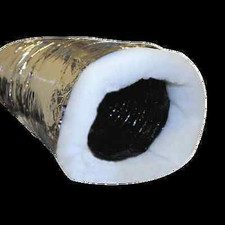 R 0.6  16" / 400mm FLEXIBLE INSULATED FAN DUCT DUCTING FLEX