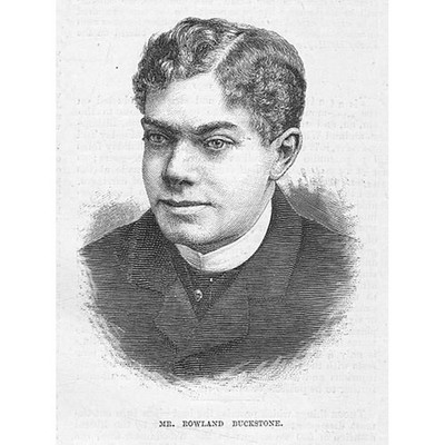 Rowland Buckstone Victorian Actor - Antique Print 1883